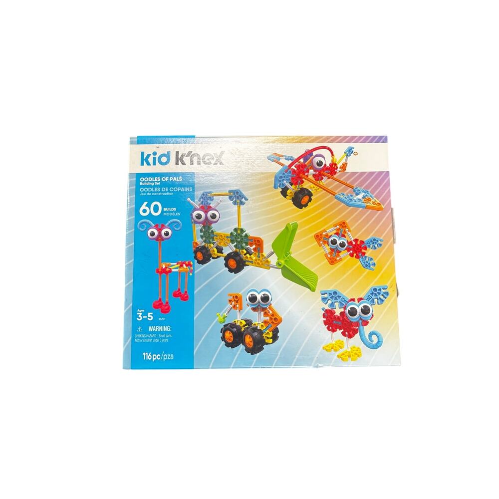 KID K'NEX Oodles of Pals set of 116 chunky pieces designed for young children